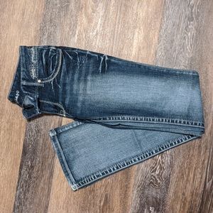 Ariya, Size 5/6, Blue Flared Jeans